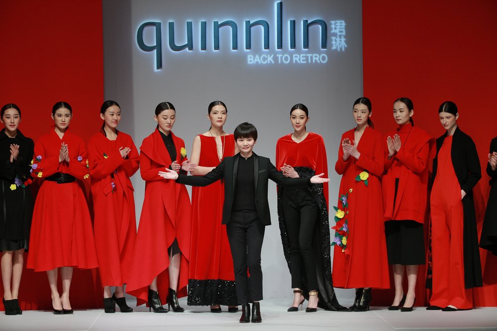 壹虎&quinnlin  fifi zhang: 复古的优雅"lady club"女人帮服装秀谢幕