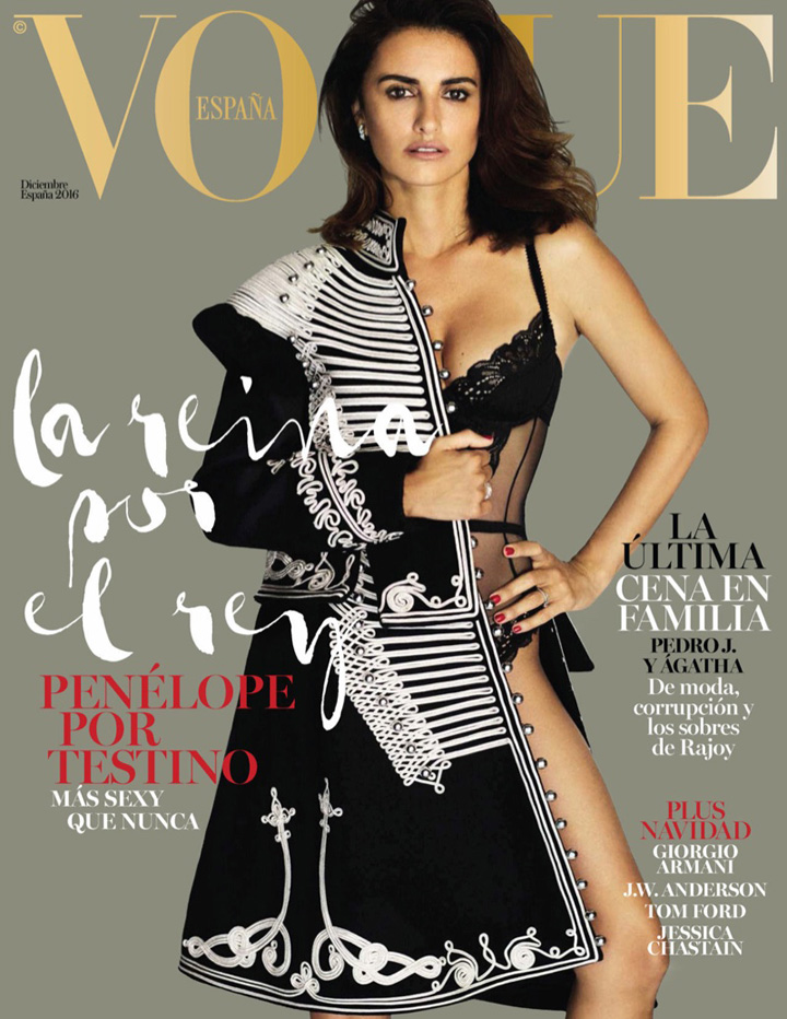 Penelope Cruz《Vogue》西班牙版2016年12月号
