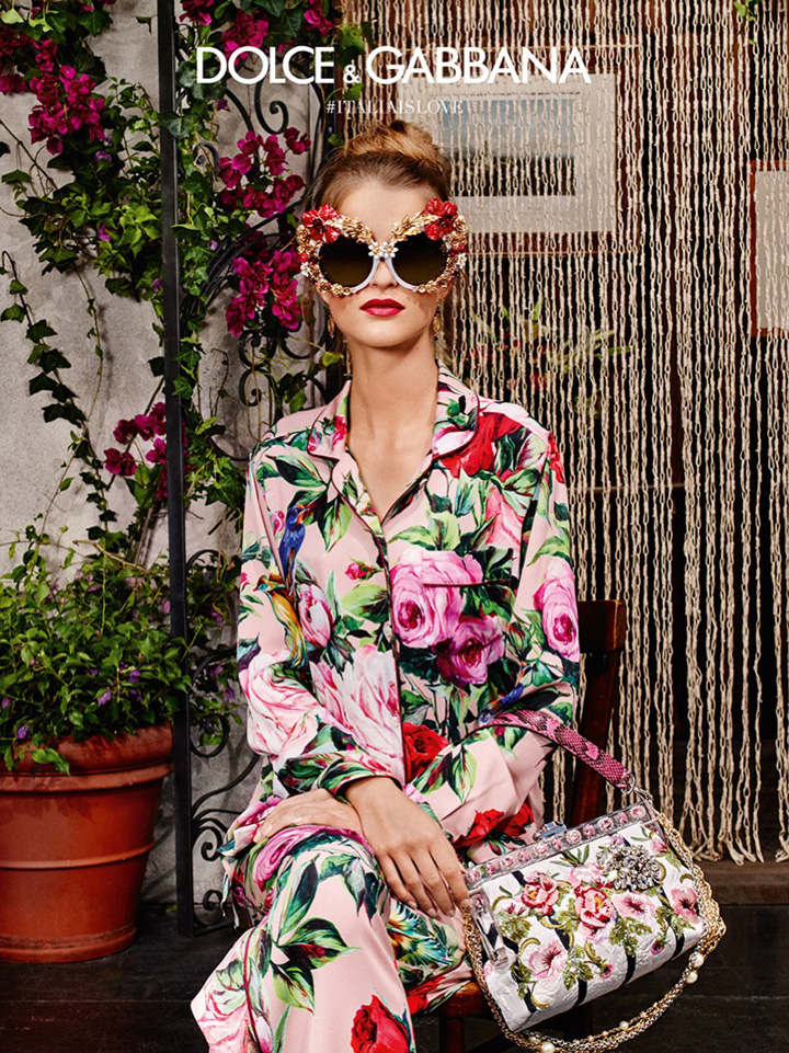 Dolce & Gabbana 2016春夏眼镜系列广告大片