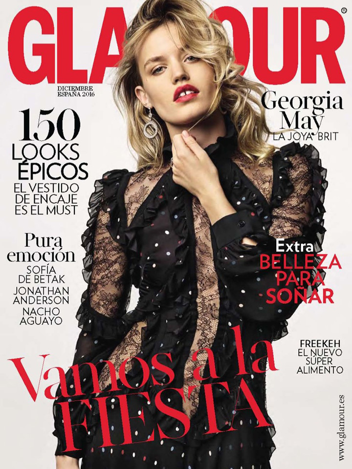 Georgia May Jagger《Glamour》西班牙版2016年12月号