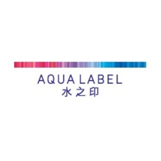aqua label 水之印